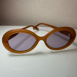 Chloé Core 55mm Oval Women Sunglasses, Like New